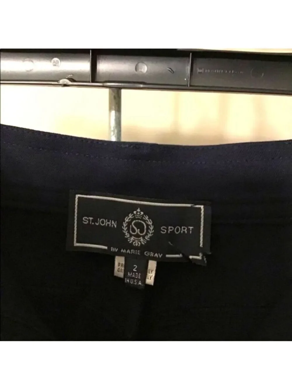 St. John Sports| Navy Blue Bermuda Shorts| NWOT|Size 2 - Picture 7 of 7